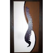 Silohuette Spine Painting Chiropractic Art CA Image