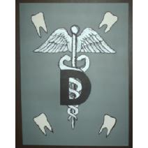 Dental Caduceus Painting - Dental Art Image